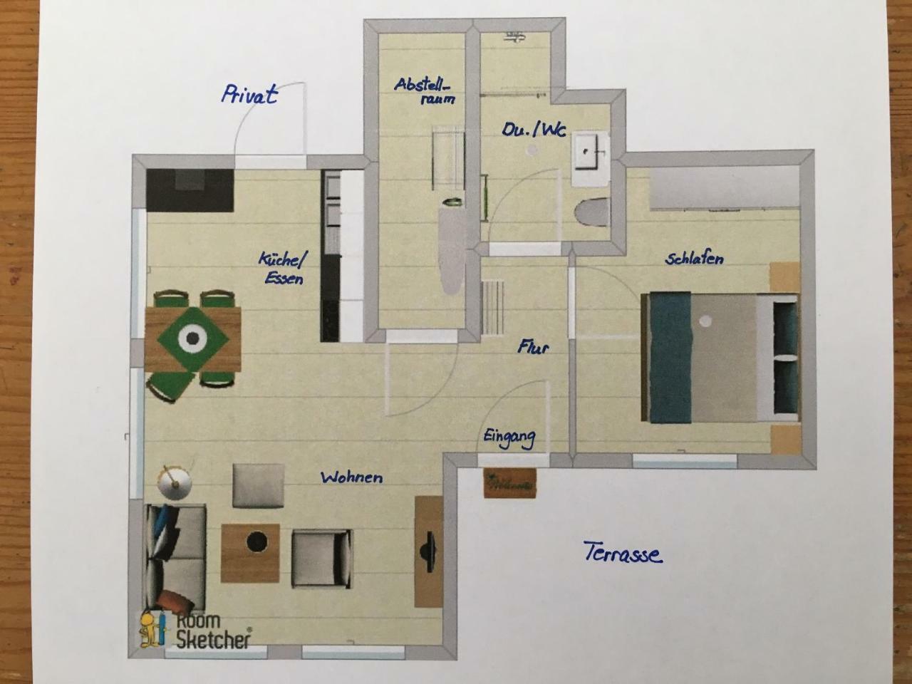 Ferienwohnung Gluiber Beuren (Esslingen) Exterior foto
